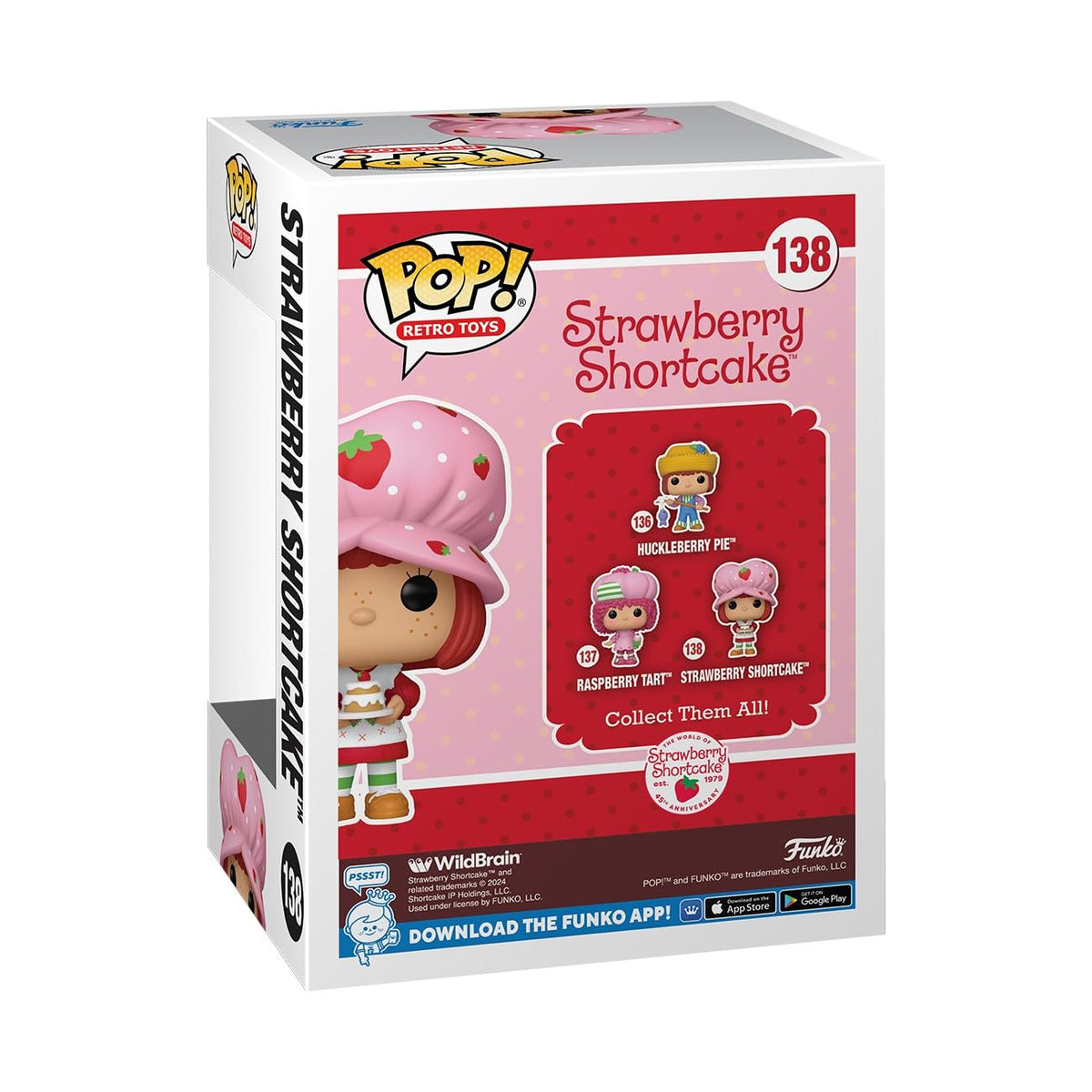 Premium imported Funko POP! Strawberry Shortcake, featuring a charming character from the classic retro toy line.