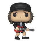 Collectible Funko POP! of AC/DC's Angus Young holding a guitar, perfect for fans. Available for order online now!