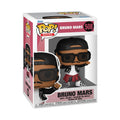 100% Genuine Funko POP! Rocks Bruno Mars figure, featuring iconic outfit and sunglasses. Perfect for collectors!