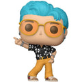 100% Genuine Funko Pop! Rocks BTS RM from 'Dynamite' with blue hair and vibrant outfit, perfect for collectors.