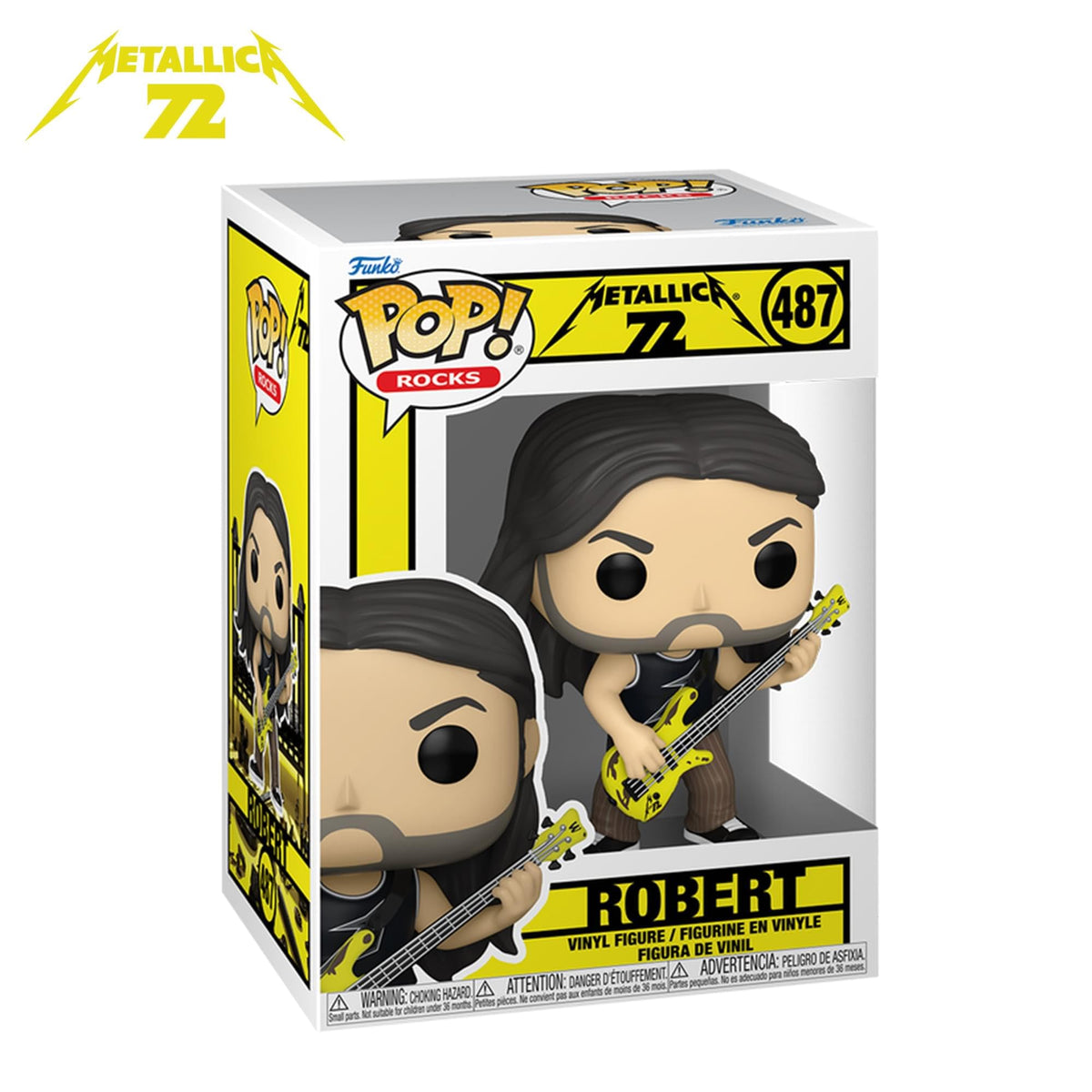 Funko POP! Rocks Metallica Robert Tru vinyl figure, available in India. Order online for this collectible now!