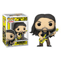 100% authentic Funko POP! of Robert Trujillo from Metallica, featuring his iconic style with a vibrant yellow bass guitar.