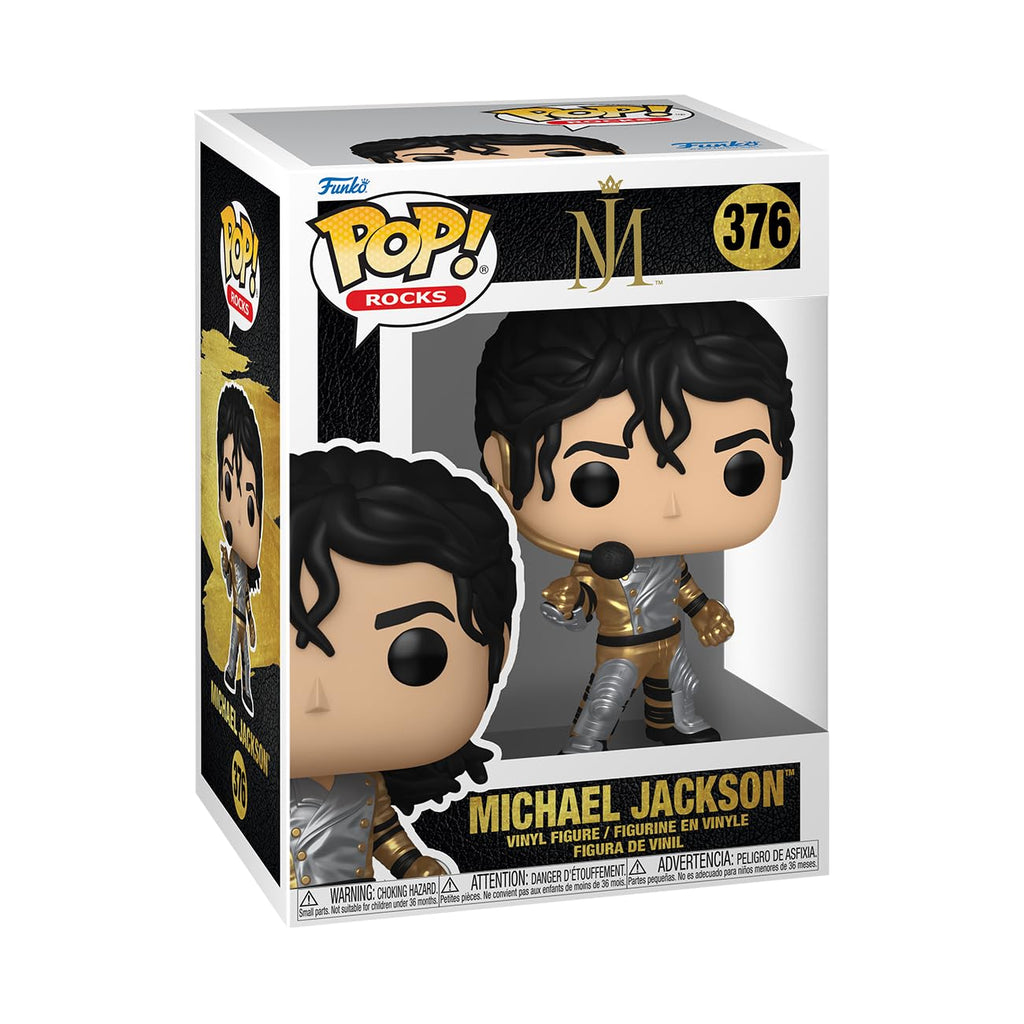 Celebrate the King of Pop with this 100% genuine Funko POP! Rocks Michael Jackson in armor. A must-have collectible!