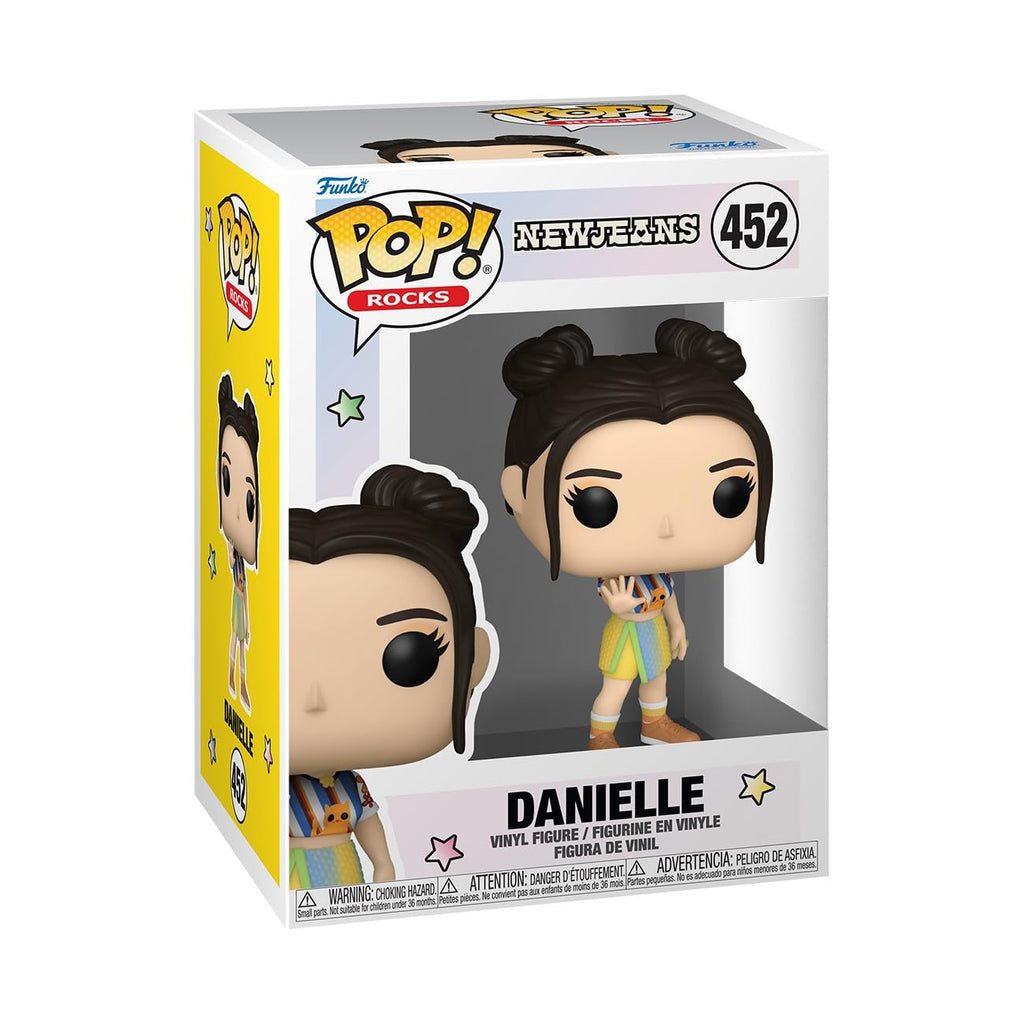 Authentic Funko POP! Rocks figure of Danielle from New Jeans, featuring unique styling and vibrant colors.