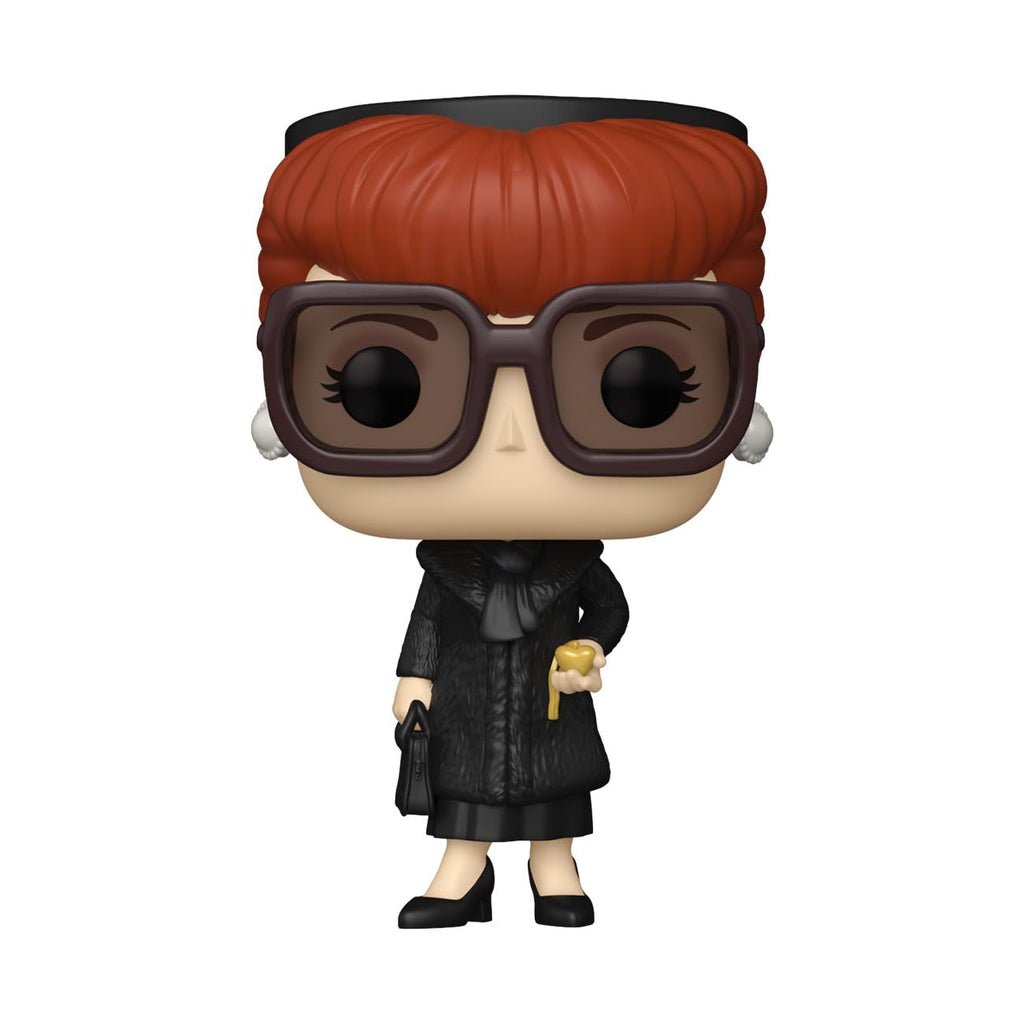 Funko Pop! figure of Reba McEntire as Fancy, featuring stylish glasses and a black outfit. Verified by CuratCart!