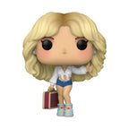 Sabrina Carpenter Funko POP! figure with blonde hair, carrying a suitcase. Available online for order.