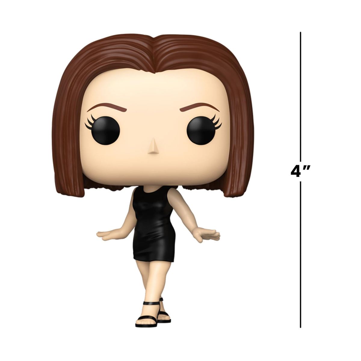 Imported Funko POP! figure of Posh Spice from the Spice Girls, standing 4 inches tall in a black dress.
