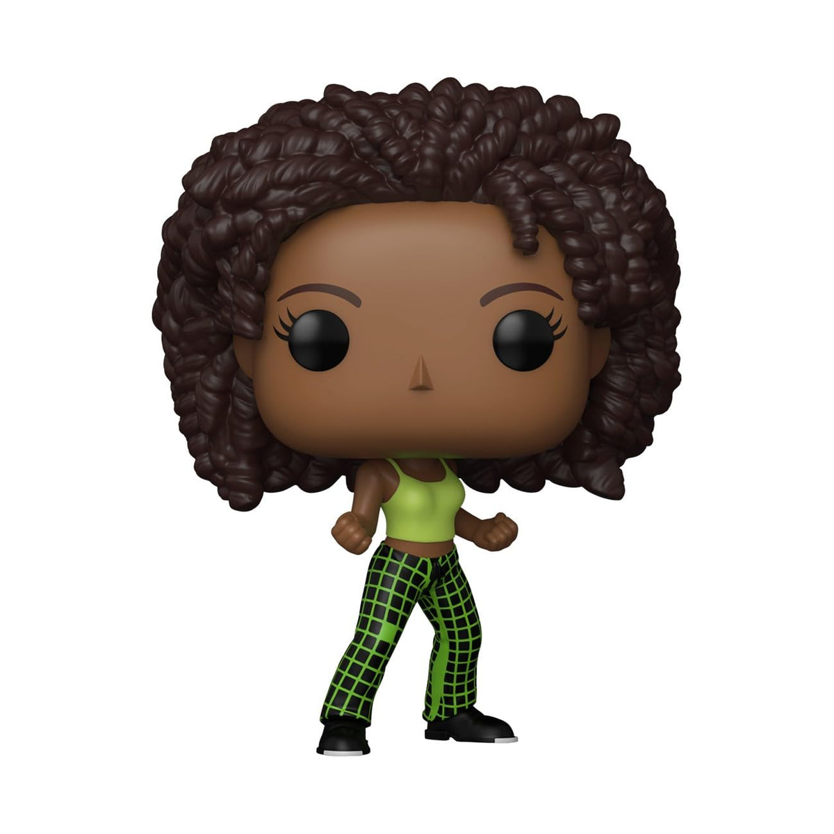 Collectible Funko POP! figure of Scary Spice from the Spice Girls in green top and patterned pants. Verified by CuratCart.