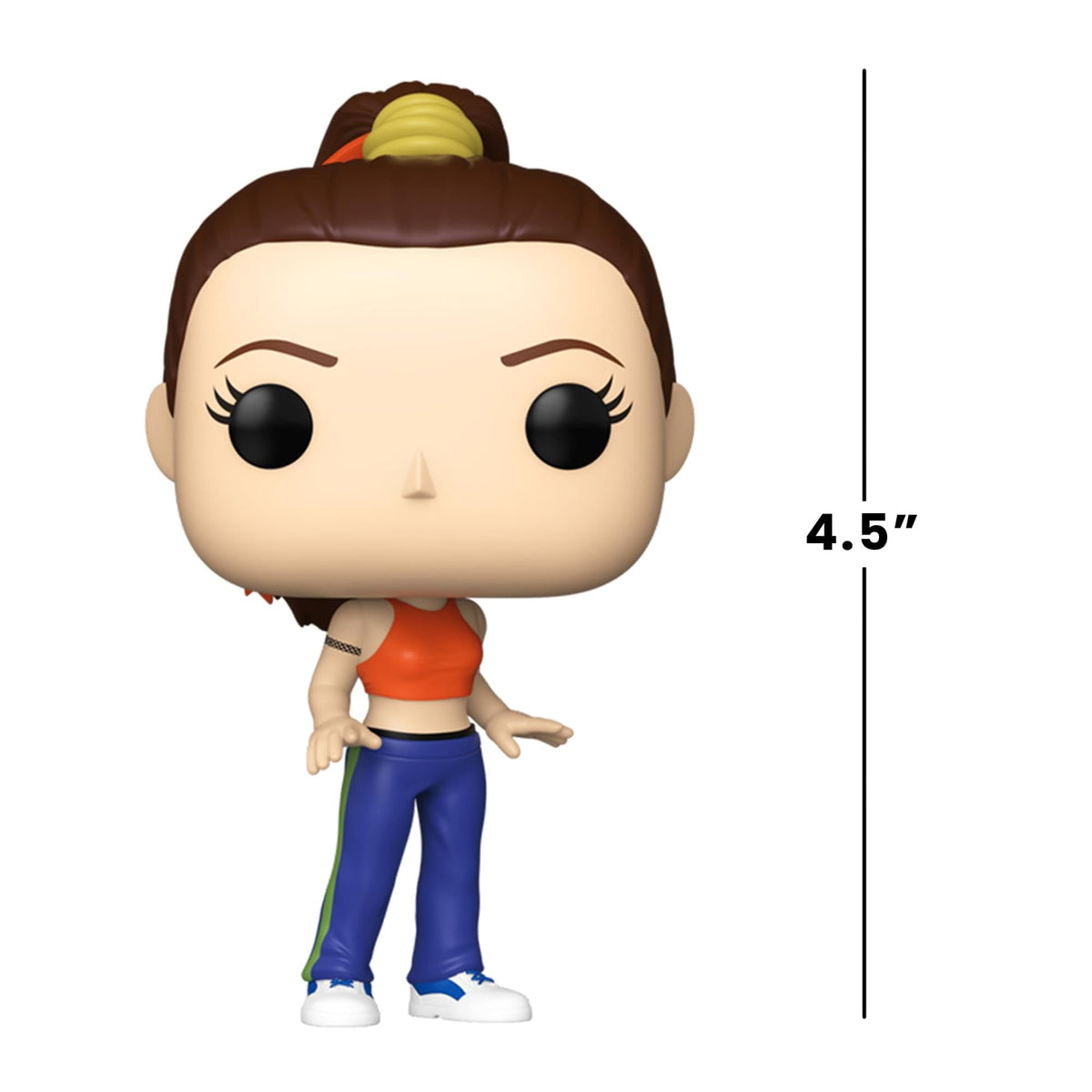 Premium imported Funko POP! of Sporty Spice from the Spice Girls. Stands 4.5” tall with stylish detail.