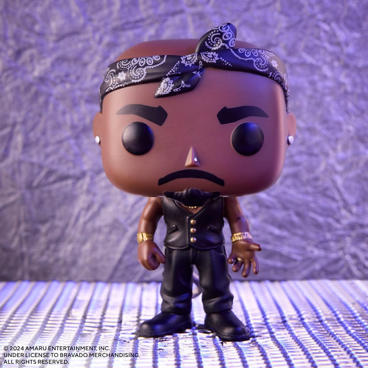 Available in India, this Funko POP! Rocks figure of Tupac captures his iconic look. Order online for quick delivery!