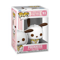 This premium imported Funko POP! features Pochacco from Sanrio, a collectible vinyl figure with a cute design.