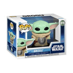 100% Genuine Funko Pop! of Grogu from Star Wars: The Mandalorian, featuring his signature big ears and cute expression.