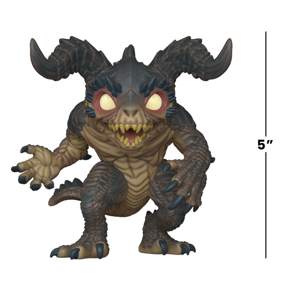 Premium imported Funko Pop! figure of Deathclaw from Fallout, measuring 5 inches tall, featuring vibrant colors and detailing.