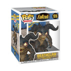 Authentic Funko Pop! figure of Deathclaw from Fallout, showcasing detailed vinyl craftsmanship in boxed packaging.