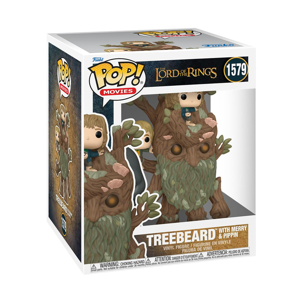 100% authentic Funko POP! featuring Treebeard with Merry and Pippin from Lord of the Rings. Ideal for collectors!