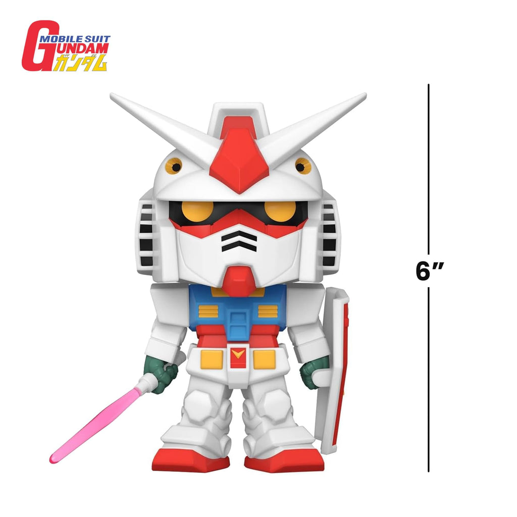 Premium imported Funko POP! figure of Mobile Suit Gundam - R, featuring vibrant colors and iconic design, stands 6 inches tall.
