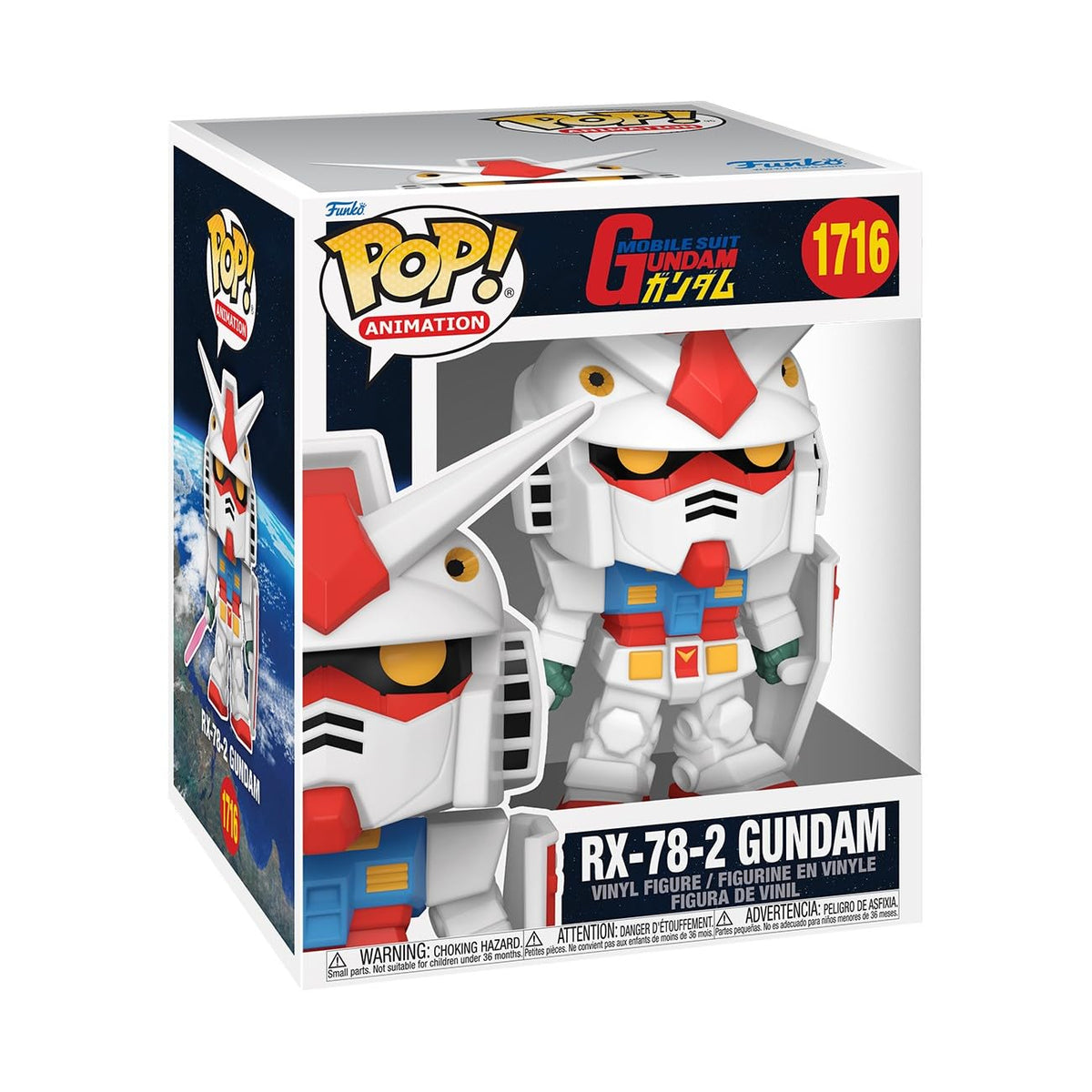 100% authentic Funko POP! figure of RX-78-2 Gundam from Mobile Suit Gundam series, vibrant design, collectible vinyl.