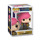 Authentic Funko POP! TV figure of VI from Arcane League of Legends, featuring vibrant colors and detailed design.