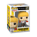 Authentic Funko POP! figure of Phoebe Buffay from Friends, featuring her iconic outfit and playful expression.