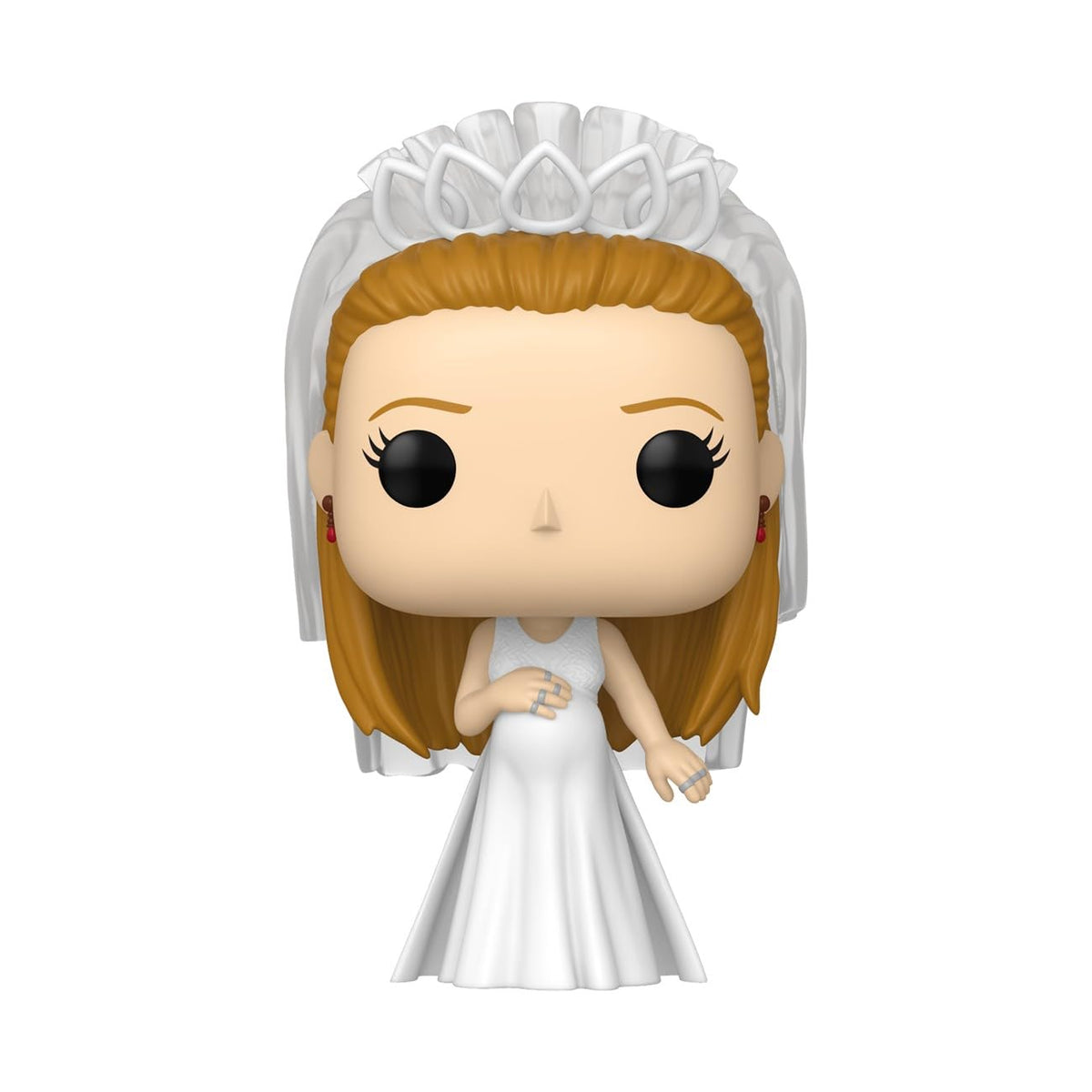 Funko POP! figure of Phoebe from Friends in a wedding dress with veil. Available in India, order now!