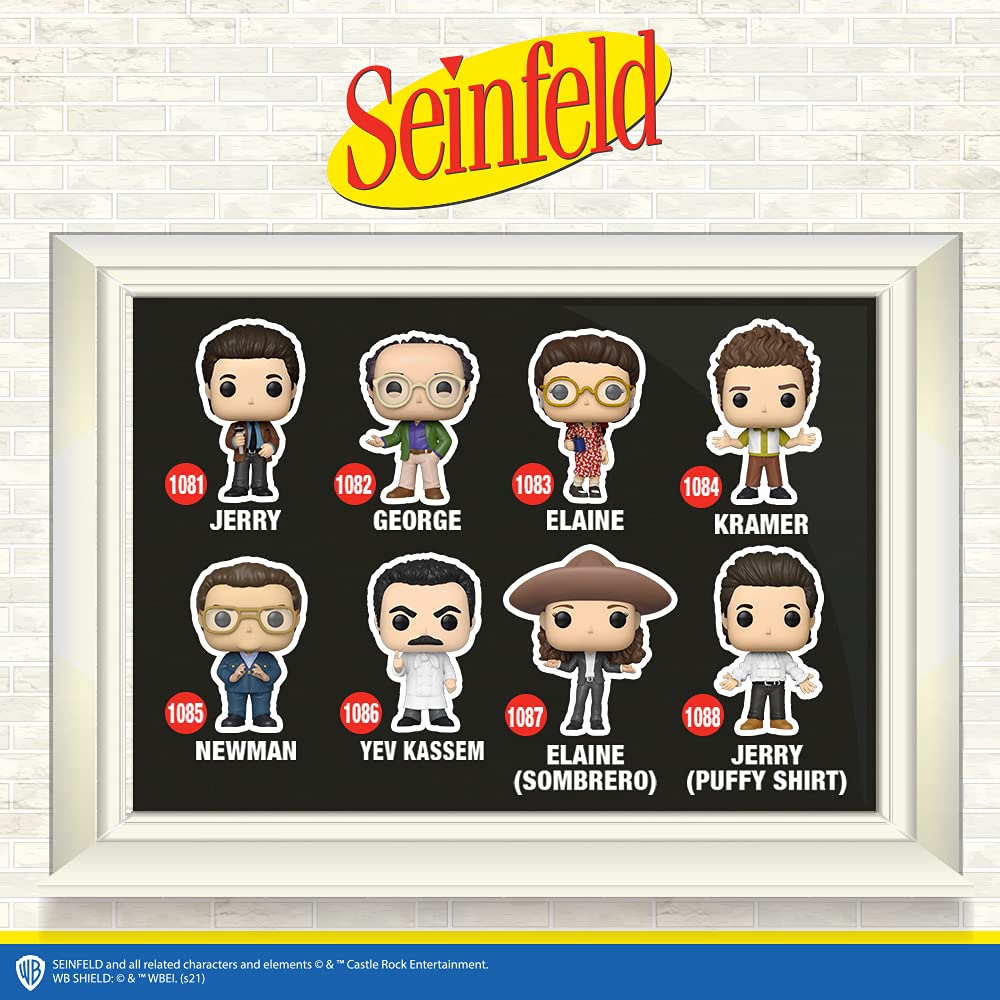100% Genuine Funko Pop! Collectible figure of Kramer from Seinfeld in his iconic outfit. Perfect for fans and collectors!
