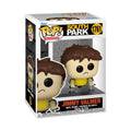 Authentic Funko POP! vinyl figure of Jimmy Valmer from South Park, packaged in a display box with character detail.