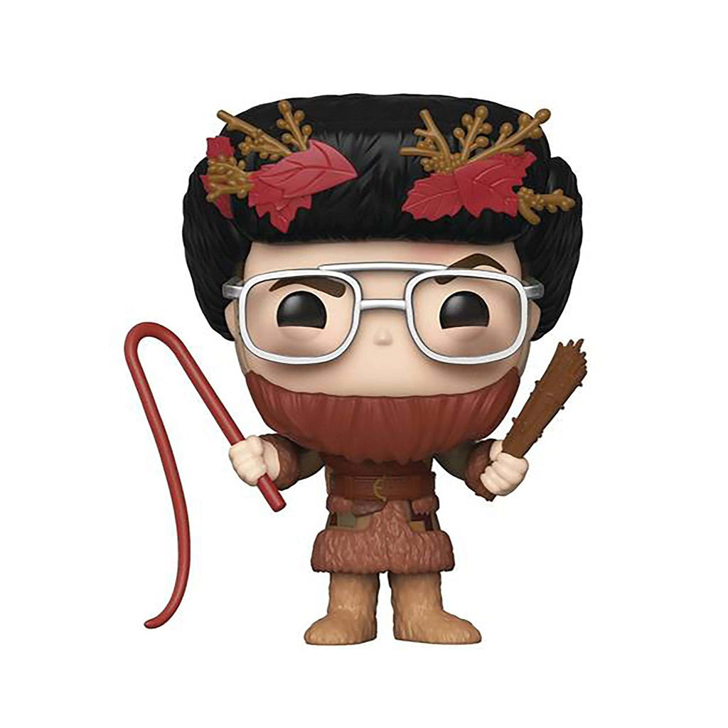 Adorable Funko Pop! figure of Dwight Schrute in seasonal attire. Available online for fans of The Office!