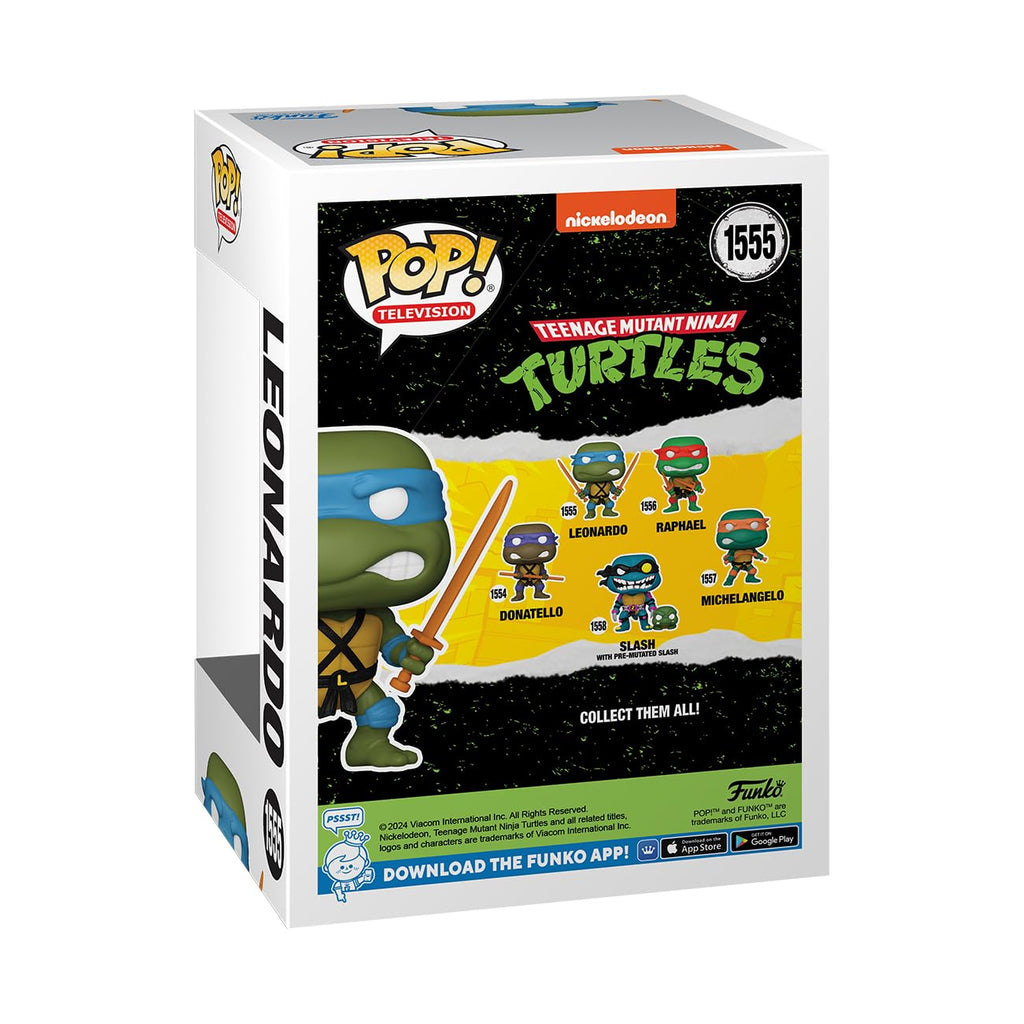 Premium imported Funko POP! Leonardo from TMNT, showcasing retro design and collectible appeal. Collect them all!