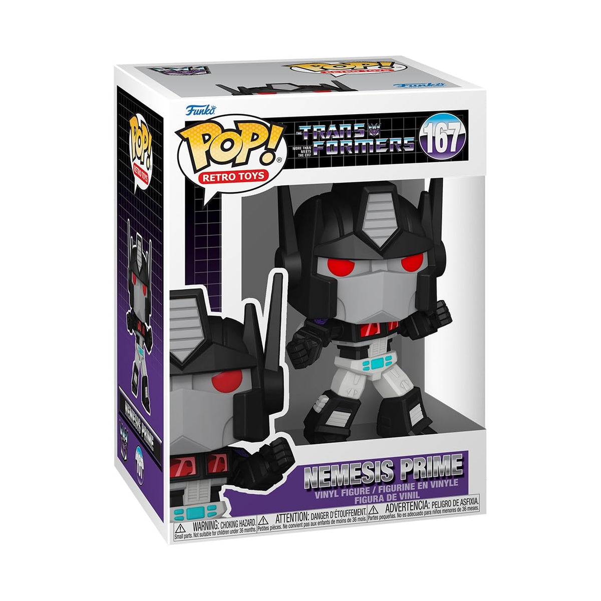 100% genuine Funko POP! Transformers Nemesis Prime vinyl figure, a must-have for fans and collectors.