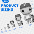 Sizing guide for Funko POP! figures including Xena Warrior Princess. Premium imported collectibles for all fans.