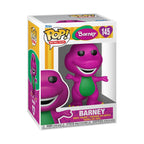 100% authentic Funko POP! Vinyl figure of Barney, the beloved purple dinosaur, in a colorful box packaging.