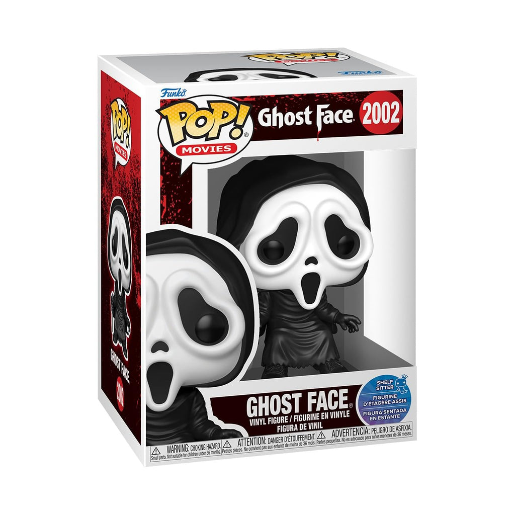 100% authentic Funko Pop! Ghost Face vinyl figure from the iconic horror movie franchise. Perfect for collectors!