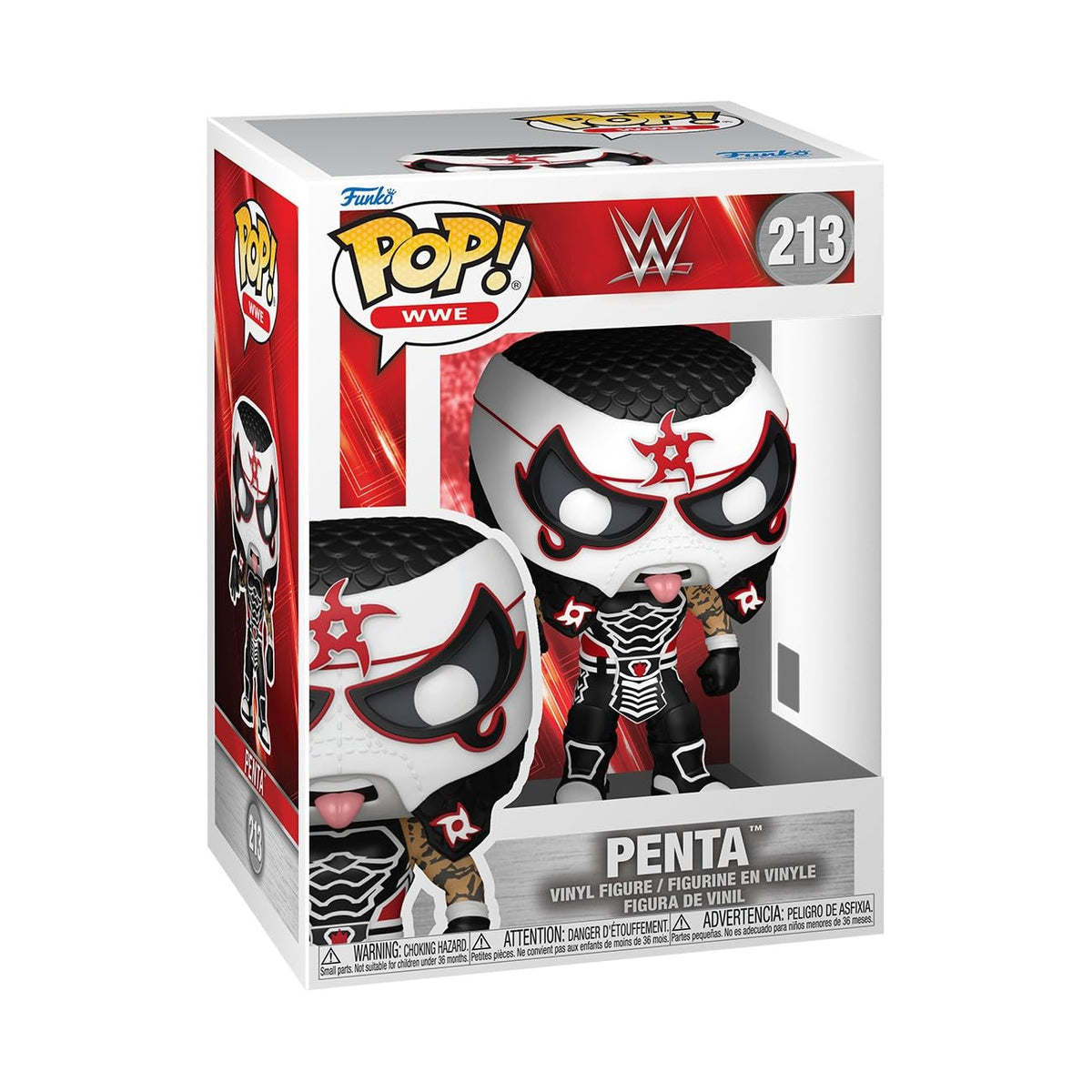 100% genuine Funko POP! WWE: Penta vinyl figure. Features intricate details and vibrant colors for collectors and fans.
