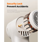 GAIATOP Fabric Shaver Lint Remover showcases a premium imported design with a security lock feature, ensuring safe use. Available at Curat Cart.