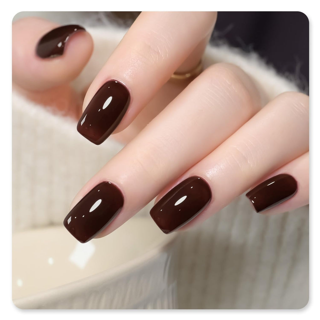 100% genuine GAOY dark red gel nail polish, 16ml, offers a glossy finish for beautifully manicured nails.