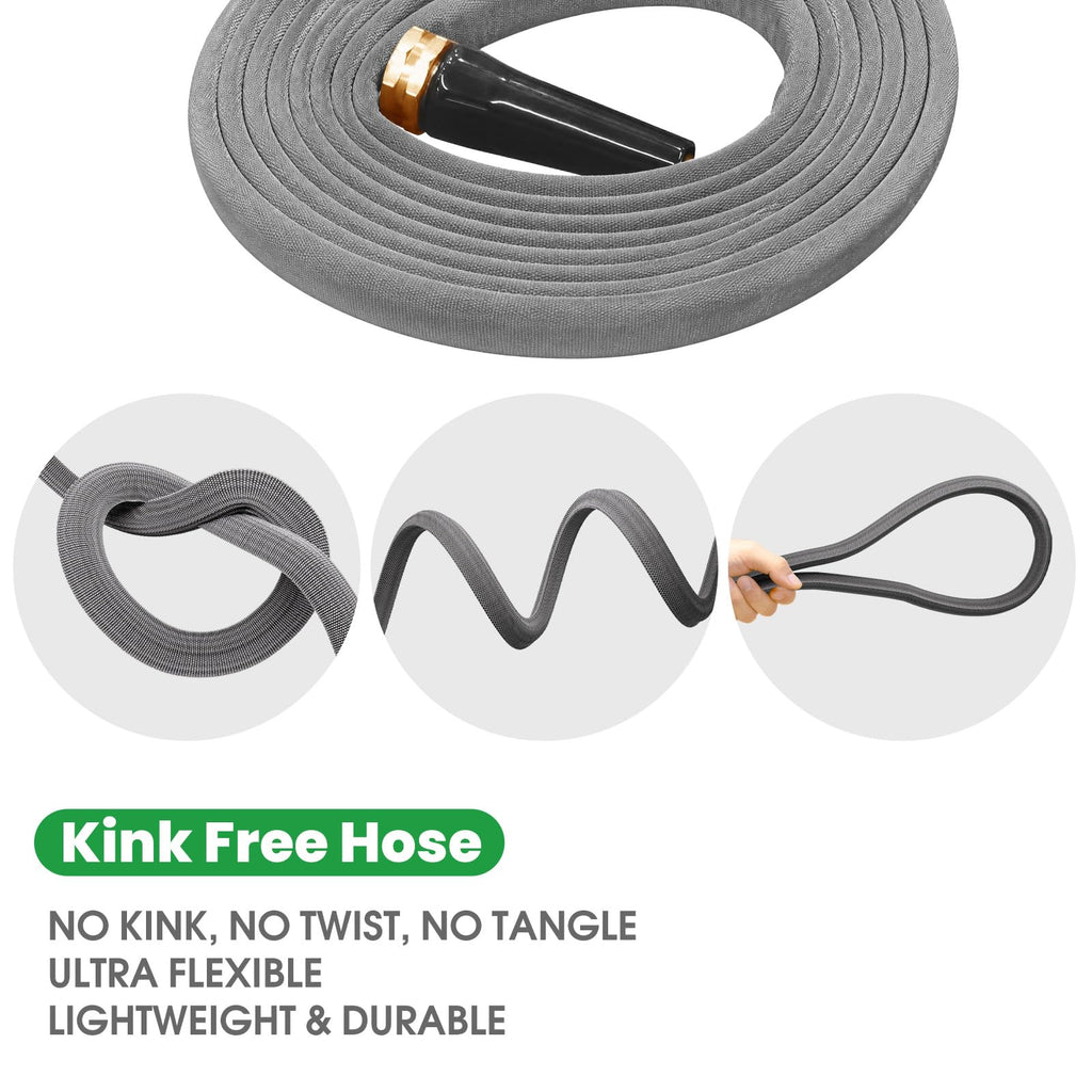 Discover the Garden Hose Non-Expanding Kink-Free at Curat Cart. 100% Authentic, ultra-flexible, and lightweight. Available in India.