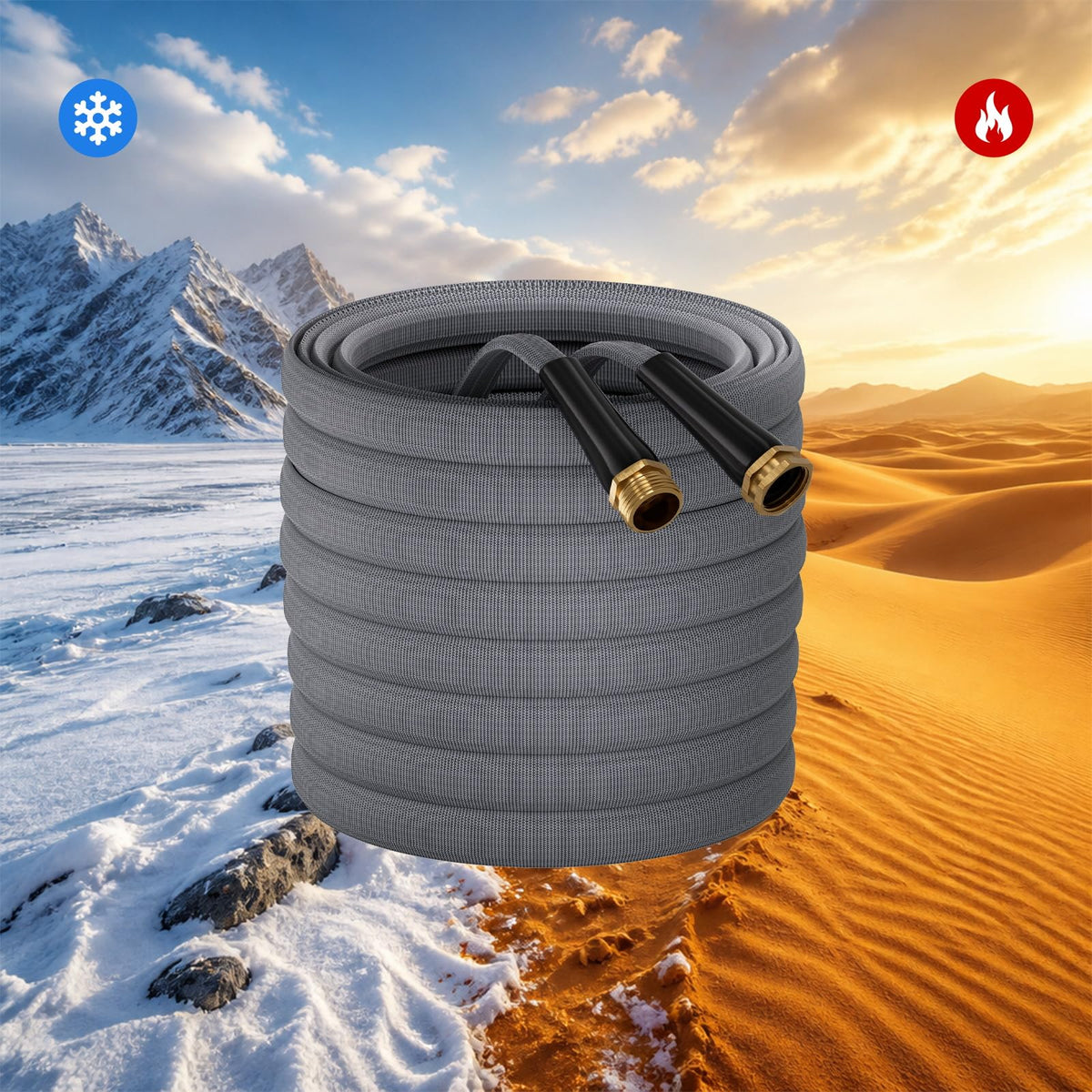Experience the premium imported Garden Hose Non-Expanding Kink-Free from Curat Cart, perfect for all weather conditions.