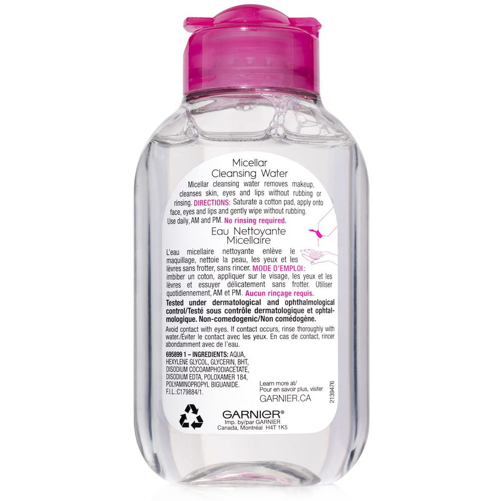 Garnier Micellar Cleansing Water - Application & Usage Demonstration | genuine imported stock available in India at Curat Car