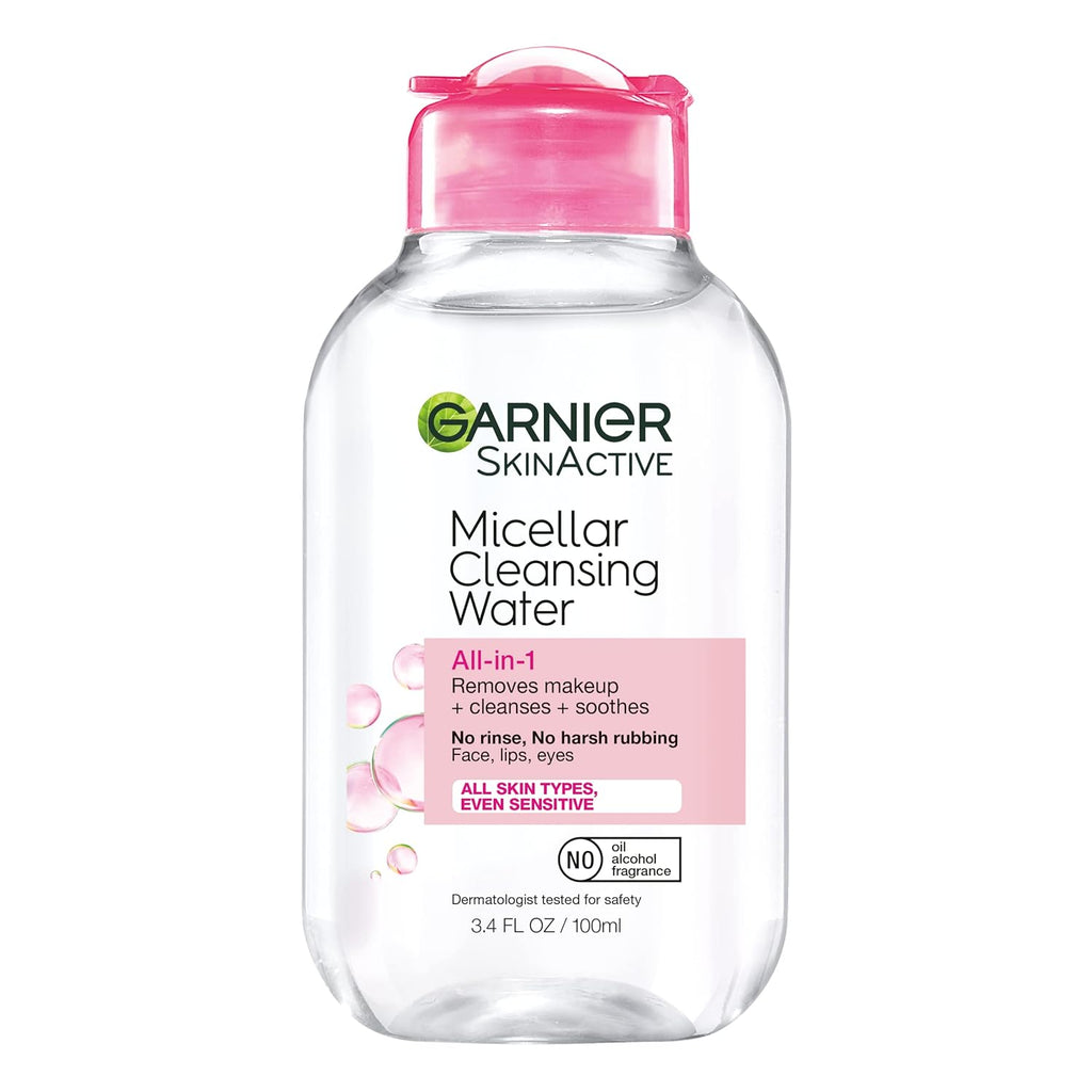 Garnier Micellar Cleansing Water - Front Packaging & Bottle View | genuine imported stock available in India at Curat Cart