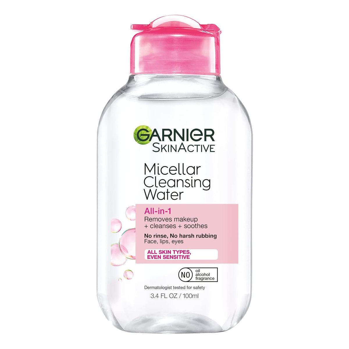 Garnier Micellar Cleansing Water - Front Packaging & Bottle View | genuine imported stock available in India at Curat Cart