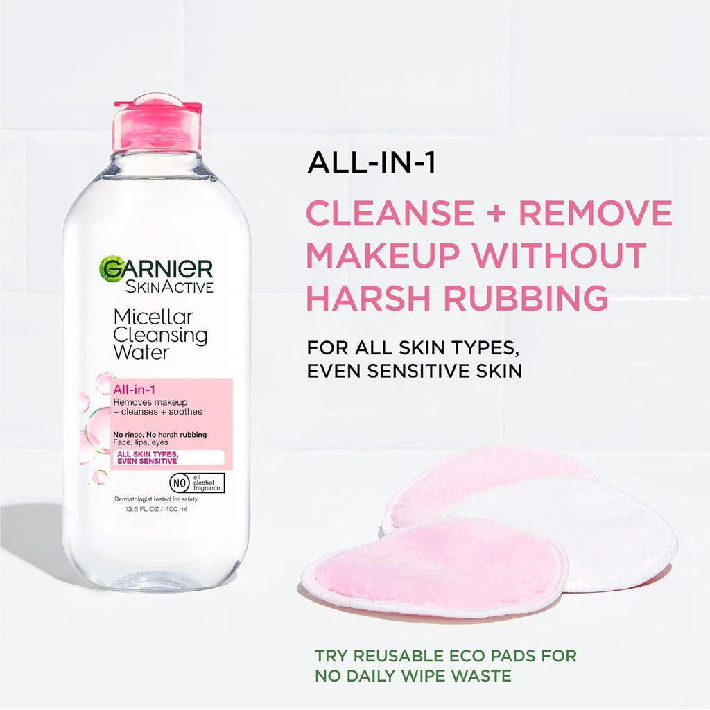 Garnier Micellar Cleansing Water - Texture, Swatch & Consistency | fast dispatch across India from Curat Cart