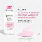 Garnier Micellar Cleansing Water - Texture, Swatch & Consistency | fast dispatch across India from Curat Cart