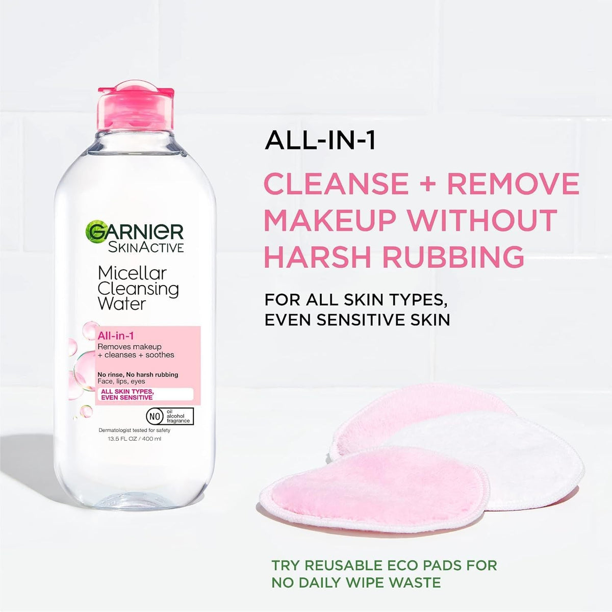 Garnier Micellar Cleansing Water - Texture, Swatch & Consistency | fast dispatch across India from Curat Cart