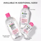 Garnier Micellar Cleansing Water - Texture, Swatch & Consistency | original imported packaging available on Curat Cart India