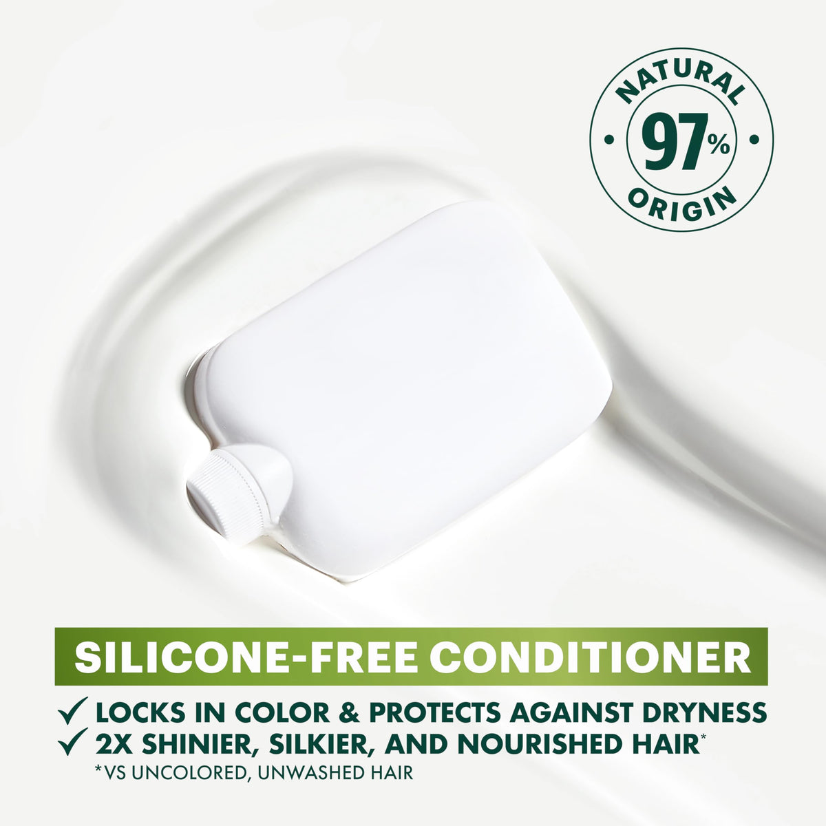 Authentic Garnier Nutrisse Ultra Coverage Hair Color. Silicone-free conditioner locks in color, ensuring shiny, nourished hair.