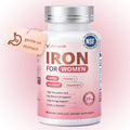 Ferrochel Iron Bisglycinate Supplement for women, a premium import from Curat Cart, enhances energy and supports red blood cells.