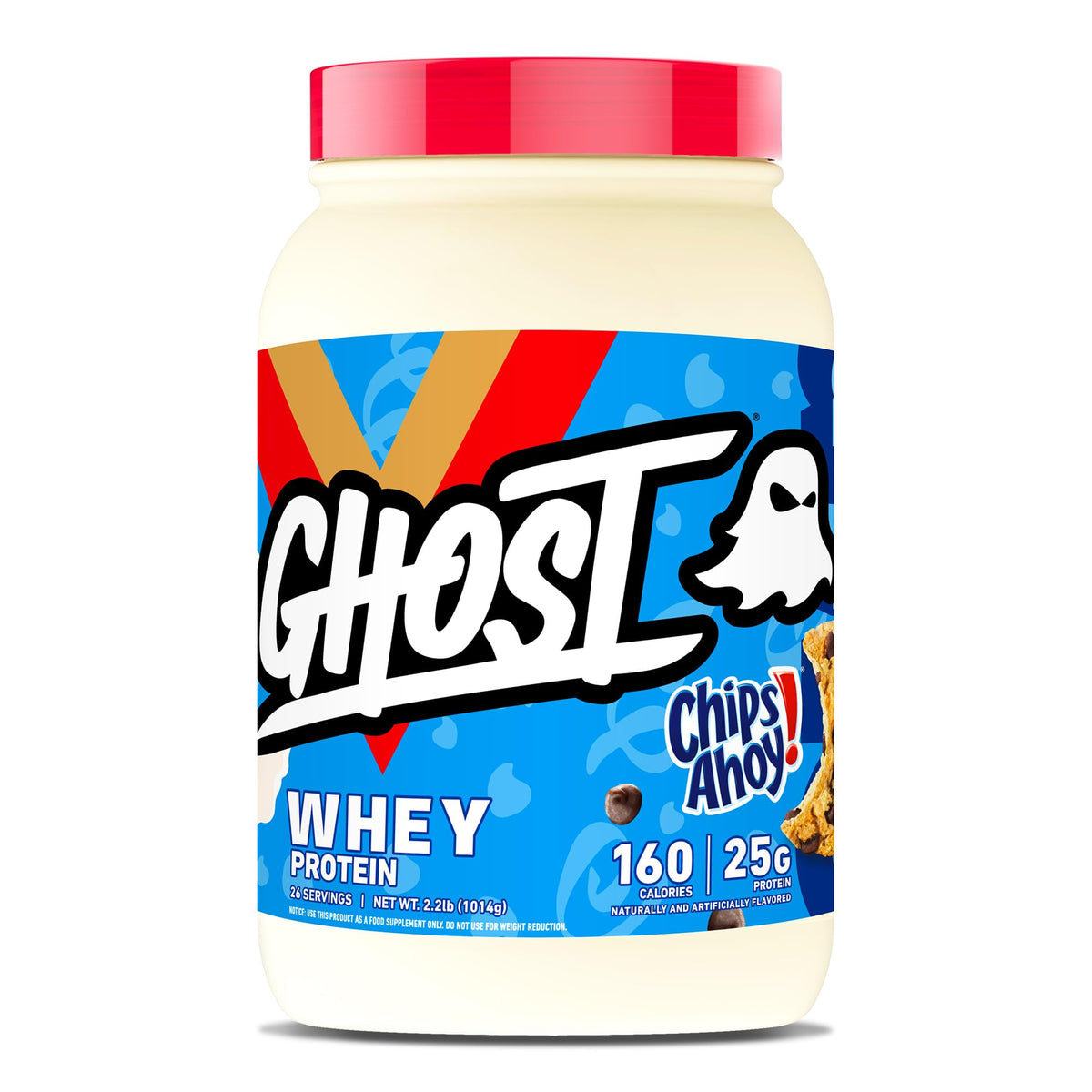 Premium imported GHOST Whey Protein Powder features Oreo flavor, delivering 25g protein per serving for fitness enthusiasts.