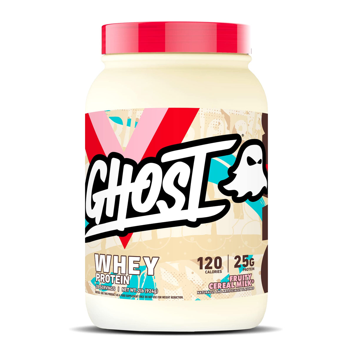 GHOST Whey Protein Powder in Oreo flavor, featuring vibrant packaging. Verified by CuratCart for quality assurance.