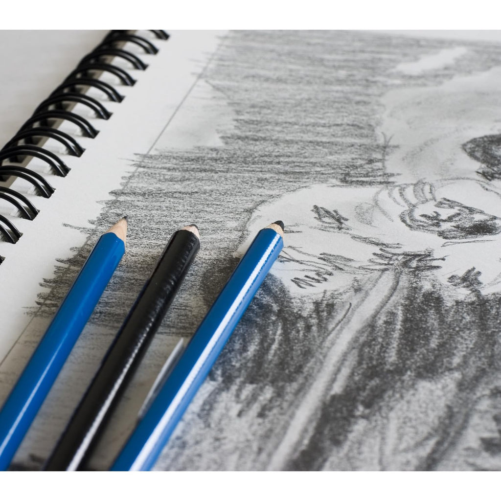 High-quality Giftexpress Sketch Book Set with premium pencils, perfect for artists. Available at Curat Cart.