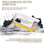 GiGi Charcoal Detox Hard Wax is designed for facial hair removal, available online for glowing skin. Order now!